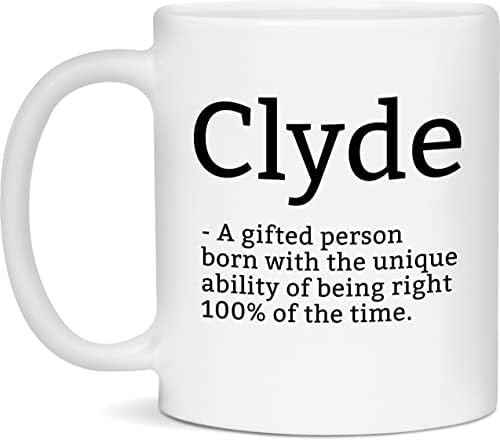 Szarkasztikus Clyde Bögre-Clyde Meghatározása Bögre-Vicces Clyde Bögre-Személyre szabott Clyde Bögre-11oz