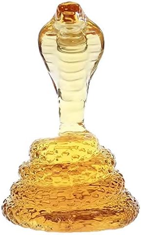 A józanság Király Kobra Kígyó Alakú Kézműves Üveg Bort, 500/ 1000Mlhigh Boroszilikát Whiskys Üveget, Kígyó Derítő a Szesz, Whisky, Whiskey,