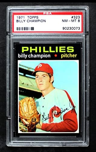 1971 Topps 323 Billy Bajnok Philadelphia Phillies (Baseball Kártya) PSA a PSA 8.00 Phillies