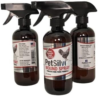 PetSilver Csomag Seb Spray Csirke & Kakas, valamint a Seb Spray Kelát Ezüst, 4 Dkg