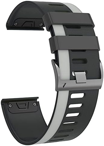 FEHAUK 26 22mm Quick Fit Watchband A Garmin Fenix 6X 6 Pro 5X 5 + 3 HR 935 Enduro Szíjak, Szilikon Easyfit gyorskioldó karkötő