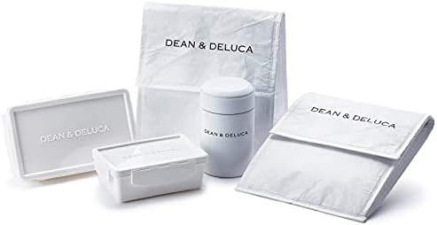 DEAN&DELUCA Fehér Összecsukható Kompakt Hűtő Ebéd Bag Hűtve Táska