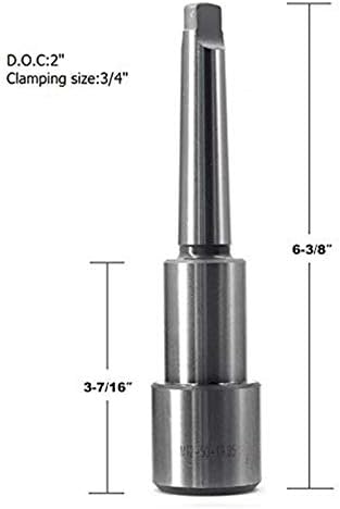 Koleso Gyűrűs Cutter Pavilon Morse Kúpos MT2 A 3/4 Inch Weldon Szár Gyűrűs Vágó Kiterjesztést Fúrógép - Ezüst