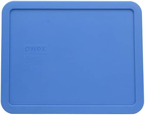 Pyrex 7212-PC Tengeri Kék Műanyag Téglalap Csere Tároló Fedele, Made in USA - 2 Pack