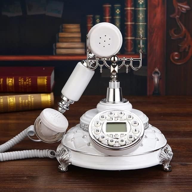 DLVKHKL Haza Gyanta Bronz Antik Telefonok Szálloda Telefon Vintage Telefon Kihangosító telefono