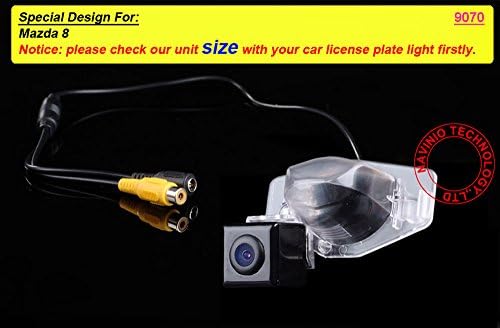Navinio Biztonsági Kamera Autó, Vízálló Visszapillantó Rendszám Kocsi Hátsó Biztonsági Parkolás Kamera Mazda 8