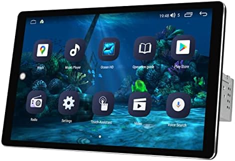 Joying 10.1 HD Fej Egység Android 10 Egységes Din autórádió érintőképernyő autórádió 6 GB+128G, GPS Navigáció, Wiress CarPlay, valamint