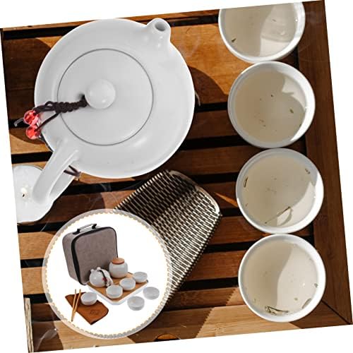 Zerodeko 1 Állítsa a Kung Fu Tea Set Utazási Tea Csésze Kínai Tea Set utazó Szett Üzleti Öltöny Kínai Tea Csésze Utazási Teás Készlet