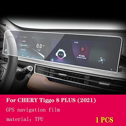 GZGZ Autó Belső GPS Navigációs Átlátszó TPU Film,a Chery Tiggo 8 Plusz 2021