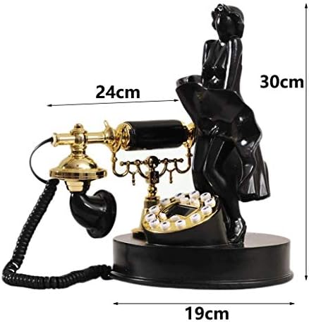 GELTDN Antik Telefon, Vezetékes Digitális Vintage Telefon Klasszikus Európai Retro Vezetékes Telefon, Vezetékes Fülhallgató Lóg a Home