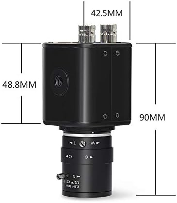 MOKOSE SDI Mini Kamera, HD-SDI 2 MEGAPIXELES, 1080P HD Digitális CCTV Biztonsági Kamera, 1/2.8 Nagy Érzékenységű CMOS Érzékelő a 2.8-12mm