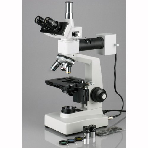 40X-1000-Két Fény Kohászati Mikroszkóp + 1.3 MP Digitális Fényképezőgép