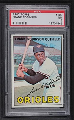 1967 Topps 100 Frank Robinson Baltimore Orioles (Baseball Kártya) PSA a PSA 7.00 Orioles